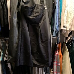 White House Black Market Black Strapless Dress